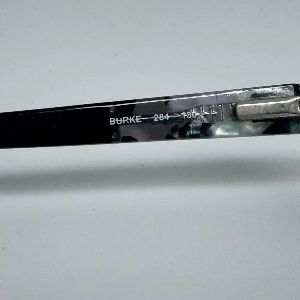 BANANA REPUBLIC Burke Black/ Silver Steel Mens Eyeglasses Frame 51-17-135 H14516